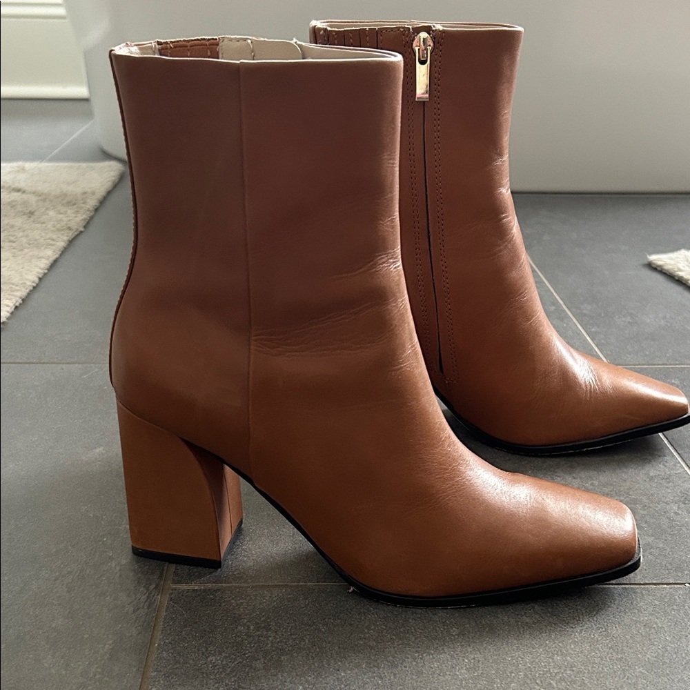 PAIGE Farah Square Toed Bootie
